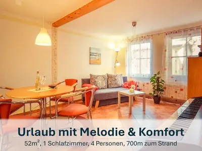 Ferienwohnung für 4 Personen (52 m²) in Zinnowitz 1/10
