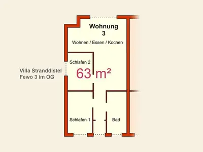 Ferienwohnung für 4 Personen (63 m²) in Zinnowitz 4/10