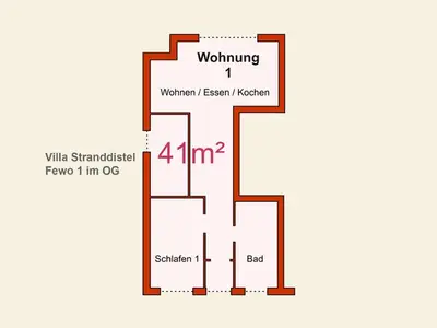 Ferienwohnung für 3 Personen (41 m²) in Zinnowitz 4/10