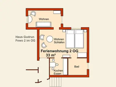 Ferienwohnung für 3 Personen (33 m²) in Zinnowitz 9/10