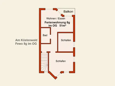 Ferienwohnung für 3 Personen (51 m²) in Zinnowitz 10/10