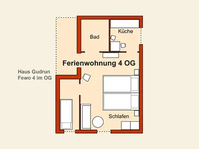 Ferienwohnung für 3 Personen (30 m²) in Zinnowitz 3/10
