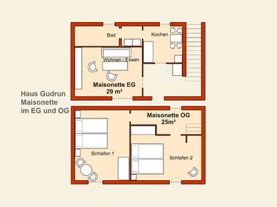 Ferienwohnung für 4 Personen (54 m²) in Zinnowitz 5/10
