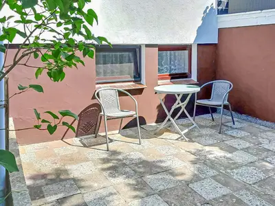 outside