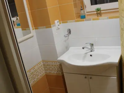 Moderne Dusche im Bad