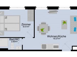 Ferienwohnung für 4 Personen (26 m²) in Zürich