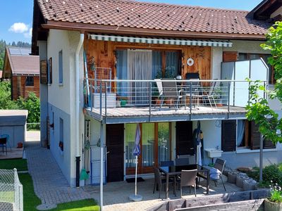 Ferienwohnung mit Terrasse unten