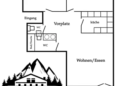 Wohnungsgrundriss