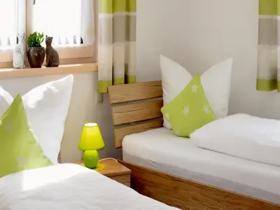 Mondschein - Schlafzimmer mit Einzelbetten