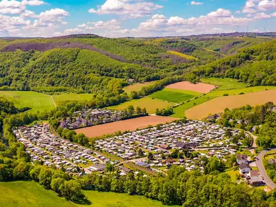 Campingplatz von oben
