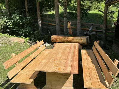 Große Lerchenganitur mit Brunnen