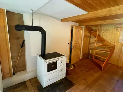 Holzherd mit Backrohrfunktion