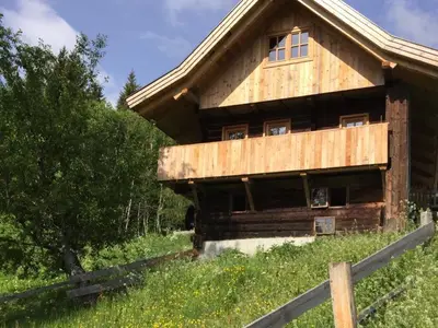 Hütte von unten