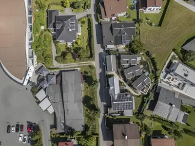 Ansicht von Oben Alpegg Chalets - Steinplatte