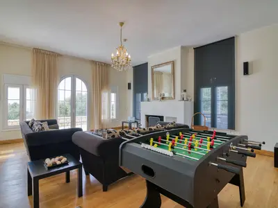 Tischfußball im Haus