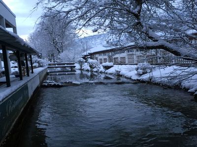 Mühlbach im Winter