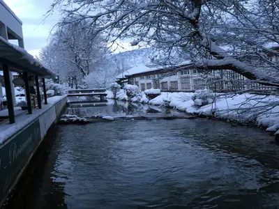 Mühlbach im Winter