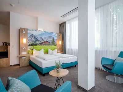 Blick in das Schlafzimmer