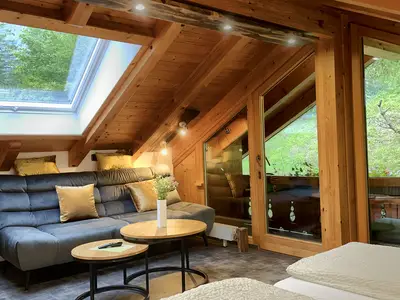 Wohnbereich Giebel-Apartment