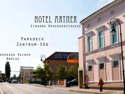 Parkdeck 50m entfernt
