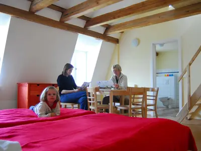 Familienzimmer mit Treppe auf 2. Ebene