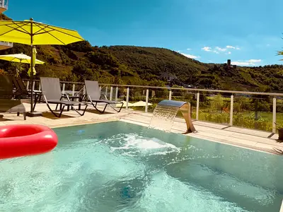 Ausblick vom Pool