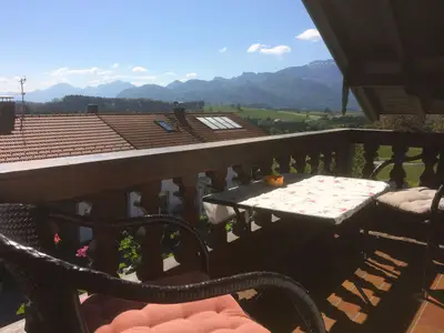 Aussicht vom Balkon