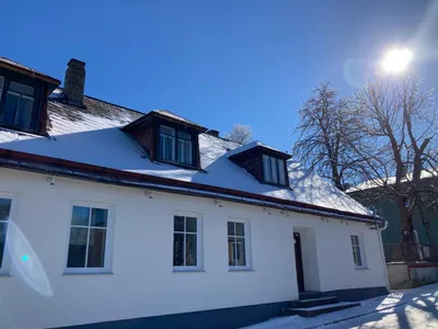 Bühnenwirtshaus im Winter