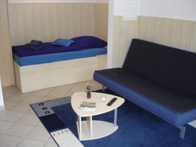 Wohn-/Schlafraum mit Einzelbett