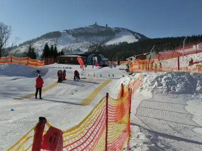 Kinderland mit Blick zum Arber