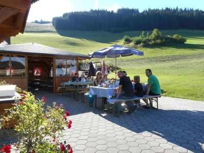 Frühstück auf der Sonnenterasse