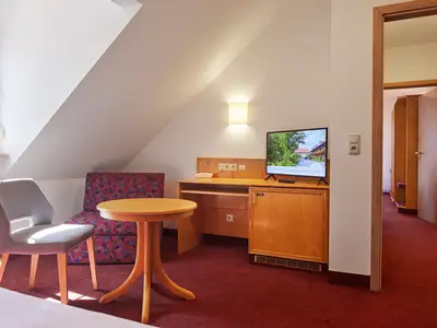 Familienzimmer - Blick vom 2. Schlafzimmer zum Verbindungsflur