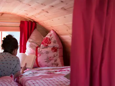 Camping-Erbenwald Schlaffass Innen