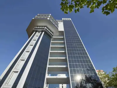 Hausansicht Hotel Aqua Turm