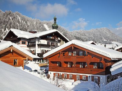 Gartenansicht Haus Foidlmoar im Winter