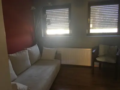 Zimmer mit Schlafcouch in der Ferienwohnung Dorenkamp in Rheine