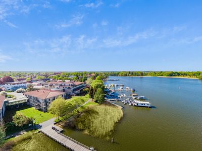 Aussenansicht Seehotel Rheinsberg Seeseite