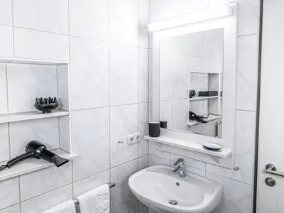 Doppelzimmer Königssee superior, Badezimmer – Hotel Hanauerlehen