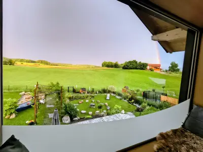 Blick aus dem Panoramafenster