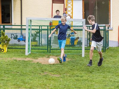 Fußball im Garten 2