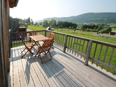 Terrasse mit Sitzmöglichkeit