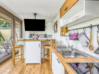 Küche und Essbereich