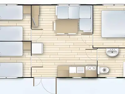 Mobilheim für 6 Personen (32 m²) in Lido Di Dante 7/10