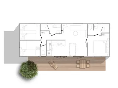 Mobilheim für 6 Personen (40 m²) in Lübbenau/Spreewald 8/10