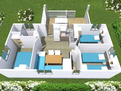 Mobilheim für 6 Personen (35 m²) in Peschiera Del Garda 4/10