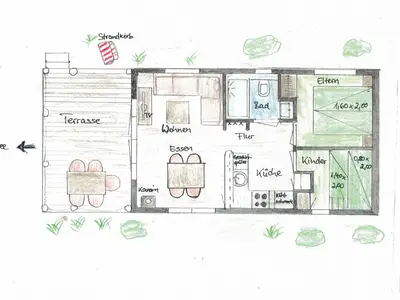 Mobilheim für 5 Personen (40 m²) in Schashagen 9/10