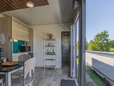 Küche und Essbereich