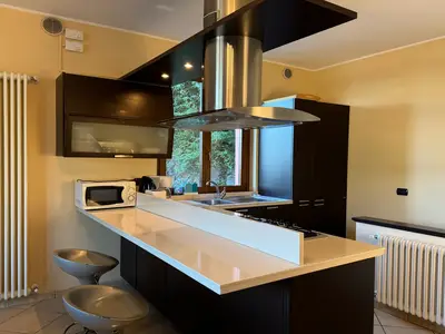 Küche und Essbereich