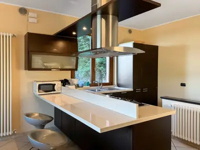 Küche und Essbereich