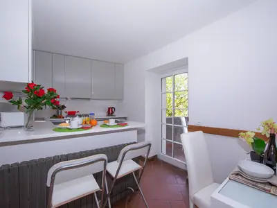 Küche und Essbereich